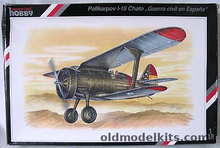Special Hobby 1/48 Polikarpov I-15 Chato Spanish Civil War, SH48015 plastic model kit
